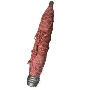 Vintage Wooden Textile Spindle Bobbin Yarn Thread Winder Tool For Primitive Loom